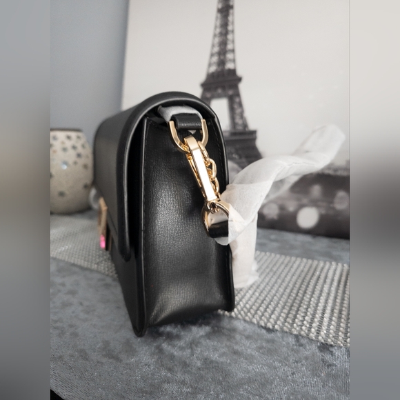 ❗️LOW START ❗️Michael Kors NWT Sonia Medium Leather Shoulder Bag- Black - Picture 5 of 14